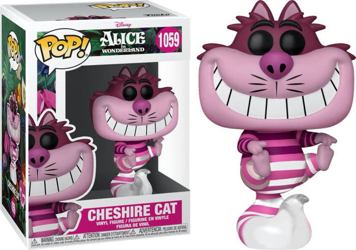 Funko Pop! Alice in Wonderland - Cheshire Cat Translucent 70th Anniversary #1059 - Real Pop Mania