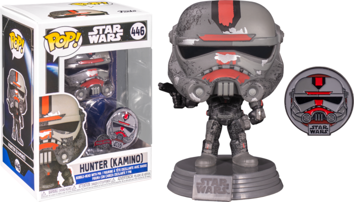 Funko Pop! Star Wars: Across The Galaxy - Hunter Kamino Bad Batch with Enamel Pin #446