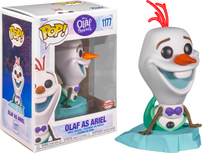 Funko Pop! Olaf Presents: The Little Mermaid - Olaf as Ariel #1177 - Real Pop Mania