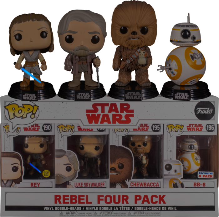 Funko Pop! Star Wars Darth Vader/Stormtrooper/Luke Skywalker/Princess  Leia/Chewbacca 2022 Galactic Convention Exclusive 5-Pack - US