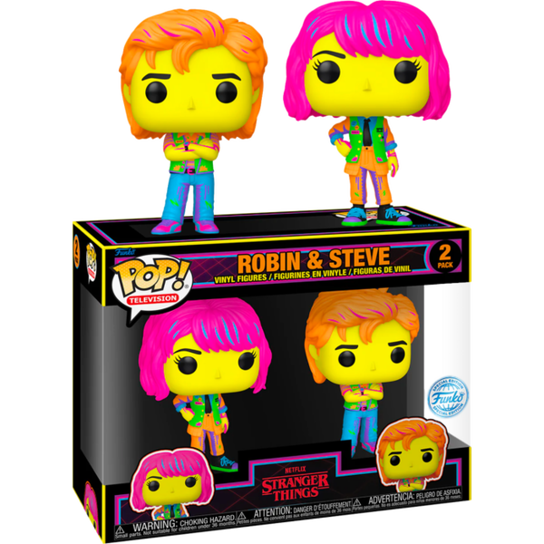 Blacklight Stranger retailer Things Funko Pop Set of Three