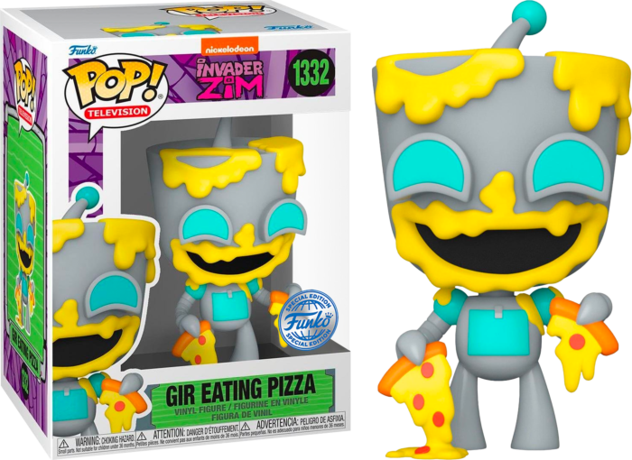 Funko Pop! Invader Zim - GIR Eating Pizza #1332