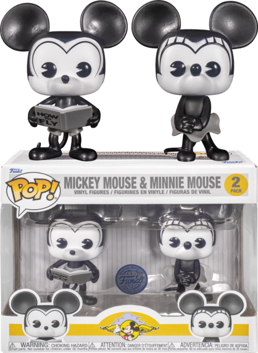 Funko Pop! Disney - Plane Crazy Mickey & Minnie Mouse - 2-Pack - Real Pop Mania