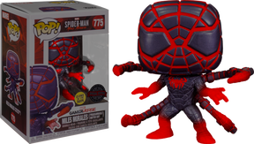 Funko Pop! Marvel's Spider-Man: Miles Morales - Miles Morales in Programmable Matter Suit Glow in the Dark #775