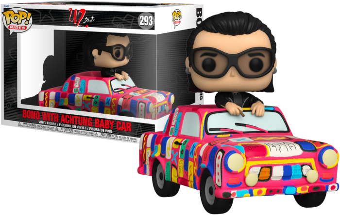 Funko Pop! Rides - U2 - Bono with Achtung Baby Car #293 - Real Pop Mania