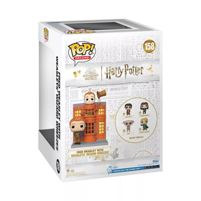 Funko Pop! Harry Potter - Fred Weasley with Weasleys' Wizard Wheezes Diagon Alley Diorama Deluxe #158