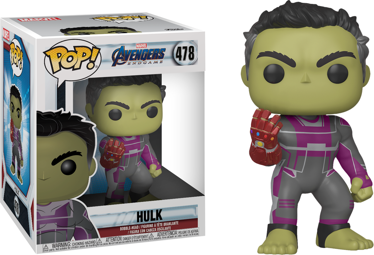 Funko Pop Avengers 4 Endgame Hulk with Nano Gauntlet Super Sized 6