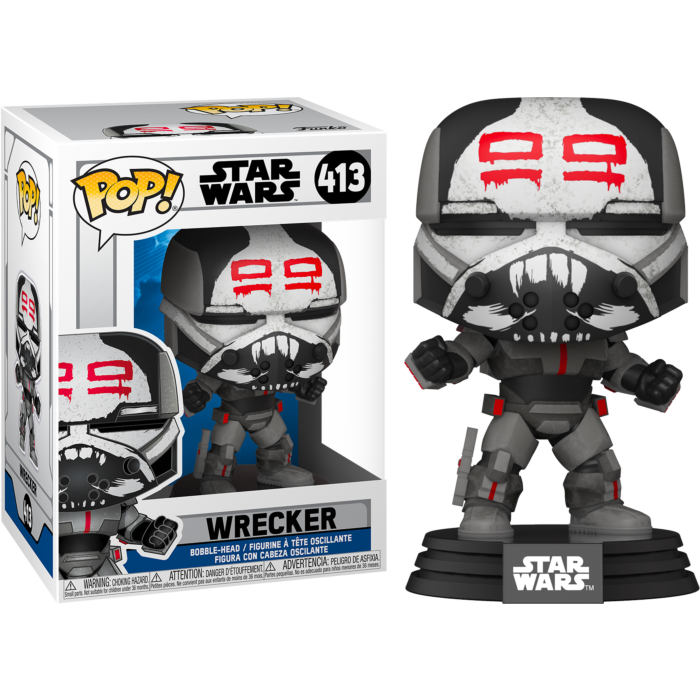 Funko Pop! Star Wars: The Clone Wars - Wrecker #413 - The Amazing Collectables