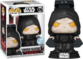 Funko Pop! Star Wars Episode VI: Return of the Jedi - Emperor Palpatine on Throne 40th Anniversary #614