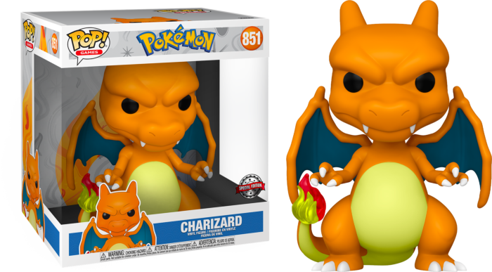 Funko Pop! Pokemon - Charizard 10" #851 - Real Pop Mania