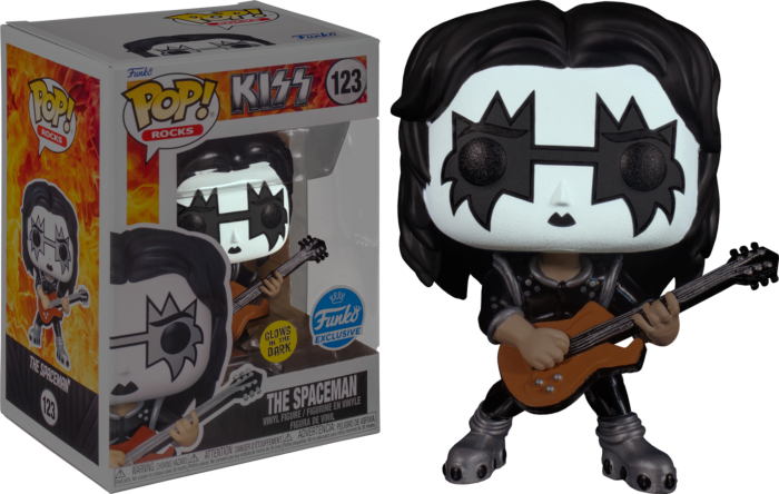 Funko Pop! Kiss - Ace Frehley The Spaceman Glow in the Dark #123 - Real Pop Mania