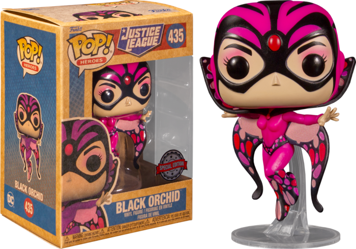 Funko Pop! Justice League - Black Orchid Earth Day #435 - Real Pop Mania