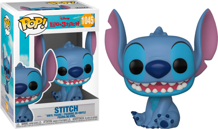 Funko Pop! Lilo & Stitch - Stitch Smiling Seated #1045 - Real Pop Mania