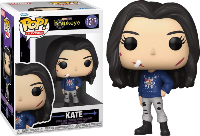 Funko Pop! Hawkeye (2021) - Kate with Christmas Holiday Sweater #1217 - Real Pop Mania