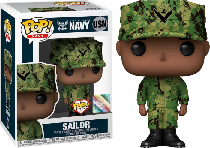 Funko Pop! America's Navy - Male Sailor #1 (Pops! with Purpose) - Real Pop Mania