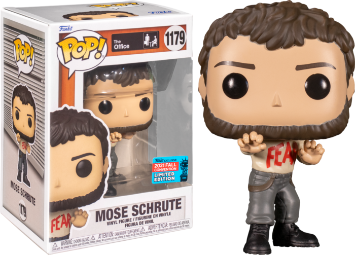 Funko Pop! The Office - Mose Schrute with fear shirt #1179 (2021 Fall Convention Exclusive)