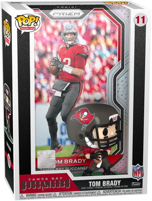 Funko Pop! Trading Cards - NFL Football - Tom Brady Tampa Bay Buccaneers with Protector Case #11