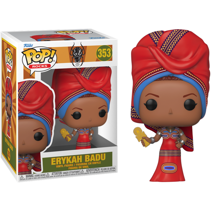 Funko Pop! Erykah Badu - Erykah Badu in Red Dress #353