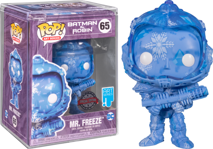 Funko Pop! Batman & Robin (1997) - Mr. Freeze Artist Series with Pop! Protector #65 - Real Pop Mania