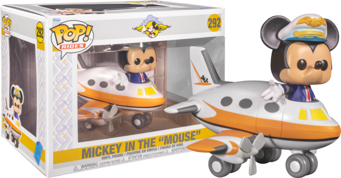 Funko Pop! Rides - Disney - Mickey in the "Mouse" Plane #292 - Real Pop Mania