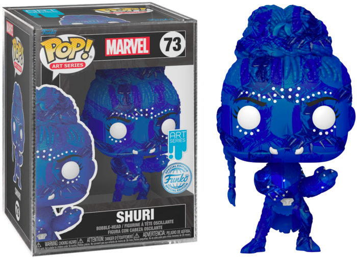 Funko Pop! Black Panther (2018) - Shuri Artist Series #73 with Pop! Protector by Nikkolas Smith - The Amazing Collectables
