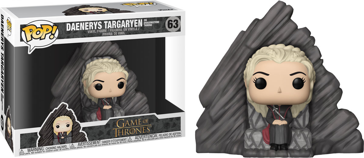 Funko Pop! Game of Thrones - Daenerys Targaryen on Dragonstone Throne Deluxe #63 - The Amazing Collectables