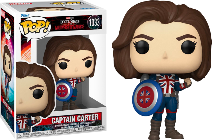 Funko Pop! Doctor Strange in the Multiverse of Madness - Captain Carter #1033 - Real Pop Mania