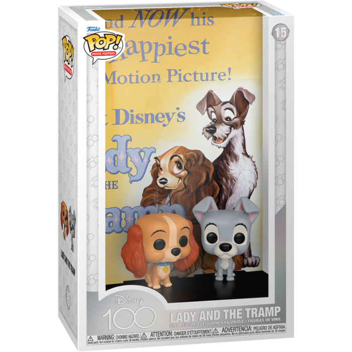 Funko Pop! Movie Posters - Disney 100th - Lady and the Tramp #15