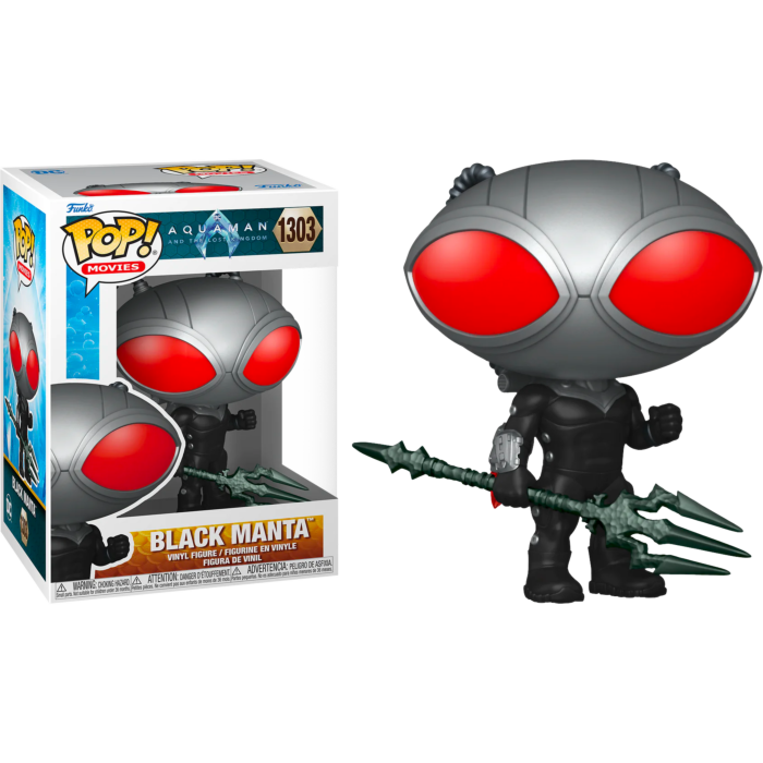 Funko Pop! Aquaman and the Lost Kingdom - Black Manta with Trident #1303