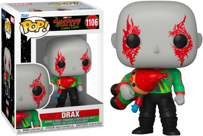 Funko Pop! The Guardians of the Galaxy Holiday Special - Drax #1106 - Real Pop Mania