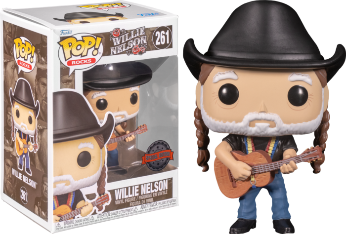 Funko Pop! Willie Nelson - Willie Nelson with Cowboy Hat #261 - Real Pop Mania