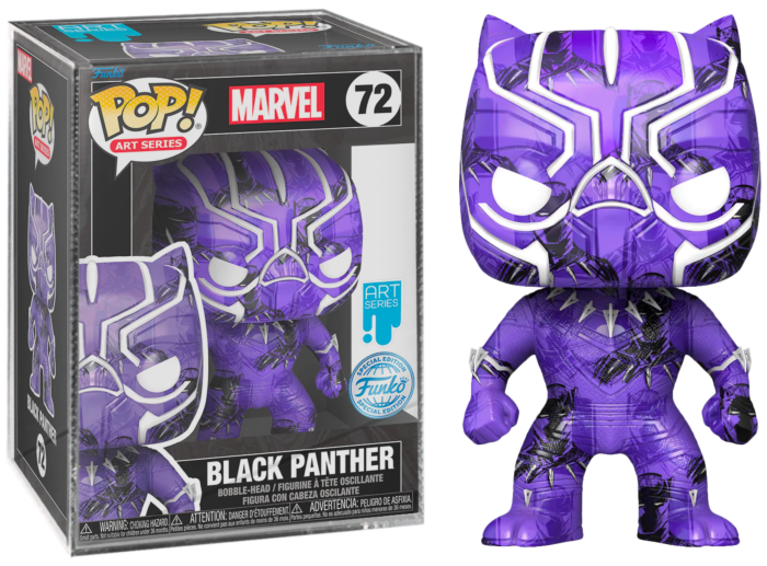 Funko Pop! Black Panther (2018) - Black Panther Artist Series #72 With