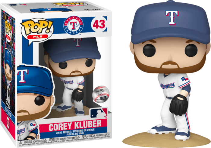Funko Pop! MLB Baseball - Corey Kluber Texas Rangers #43