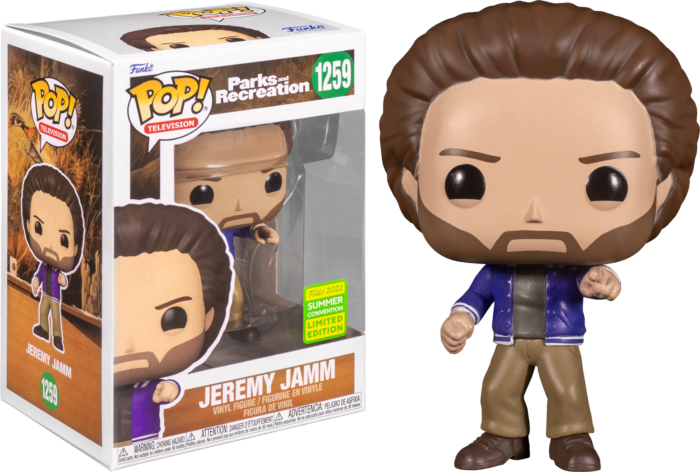 Funko Pop! Parks and Recreation - Jeremy Jamm #1259 (2022 Summer Convention Exclusive) - Real Pop Mania