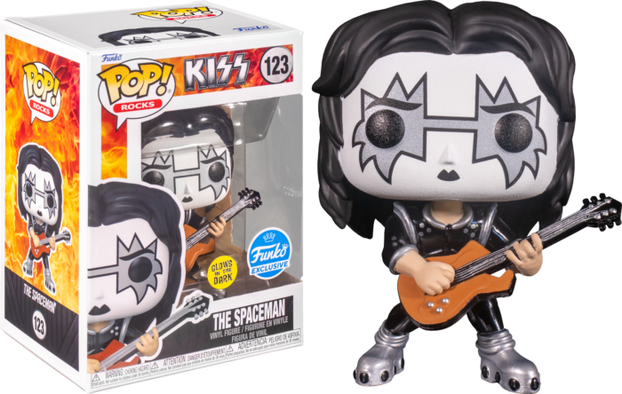 Funko Pop! Kiss - Ace Frehley The Spaceman Glow in the Dark #123 - Real Pop Mania