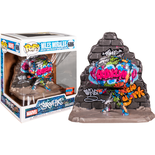 Funko Pop! Spider-Man - Miles Morales Graffiti Street Art