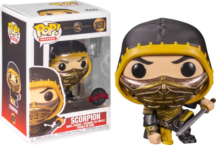 Funko Pop! Mortal Kombat (2021) - Scorpion Crouching #1058 - Real Pop Mania