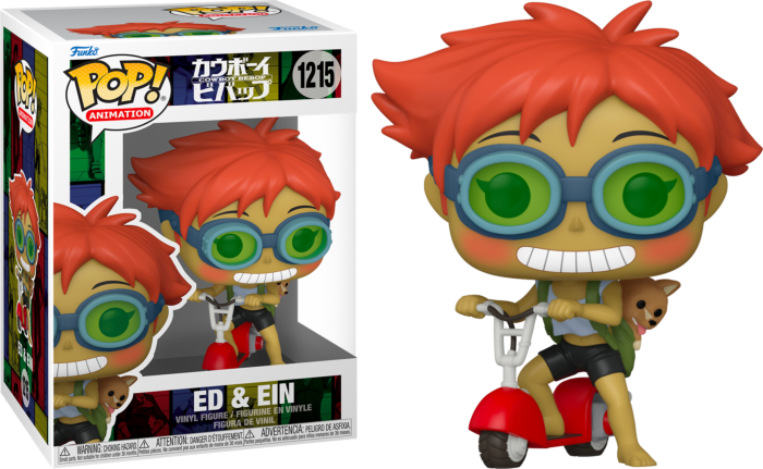 Funko Pop! Cowboy Bebop - Ed & Ein on Scooter #1215