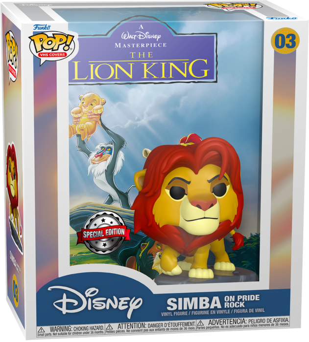 Funko Pop! VHS Covers - The Lion King - Simba on Pride Rock #03 - Real Pop Mania