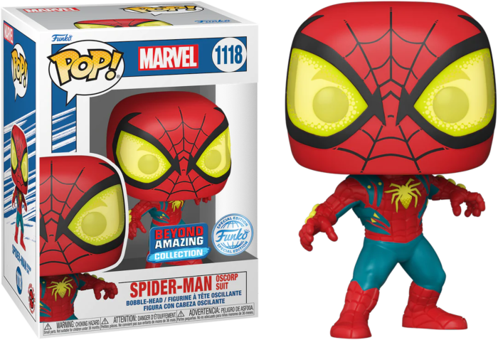 Funko Pop! Spider-Man: Beyond Amazing - Spider-Man in Oscorp Suit #1118