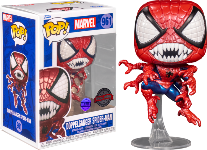 Funko Pop! Spider-Man - Doppelganger Spider-Man Metallic #961 - Real Pop Mania