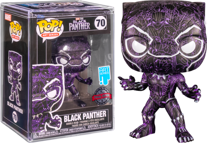 Funko Pop! Black Panther: Legacy - T'Challa Damion Scott Artist Series with Pop! Protector #70 - Real Pop Mania