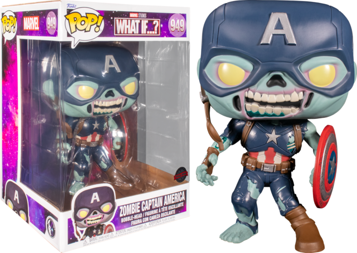 Funko Pop! What If… - Zombie Captain America 10" #959 - Real Pop Mania