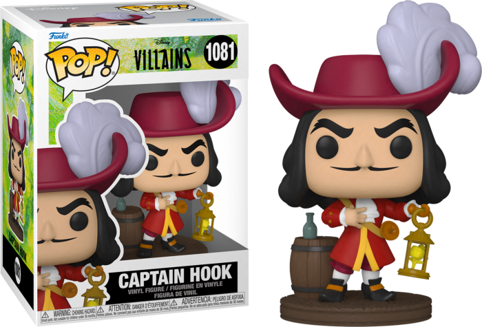 Funko Pop! Peter Pan - Captain Hook Ultimate Disney Villains #1081 - Real Pop Mania