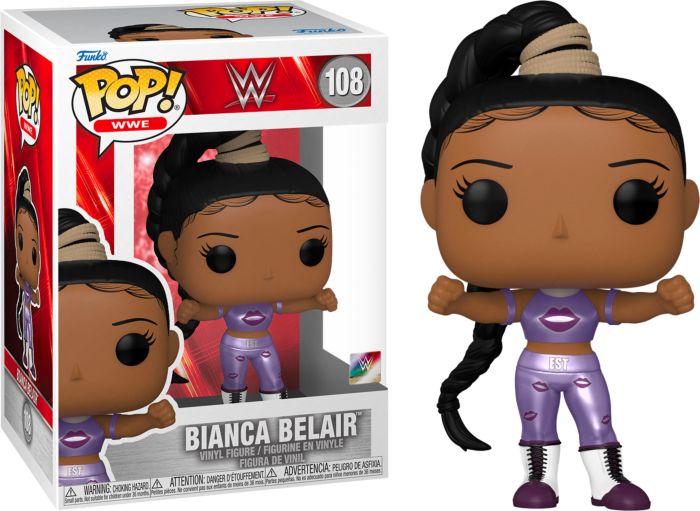 Funko Pop! WWE - Bianca Belair WrestleMania 37 #108 - Real Pop Mania