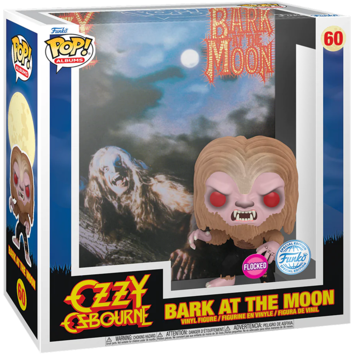 Funko Pop! Ozzy Osbourne - Bark at the Moon Flocked #60