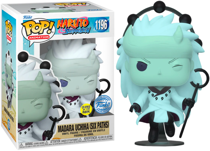 Funko Pop! Naruto: Shippuden - Madara Uchiha (Sage of the Six Paths) Glow in the Dark #1196 - Real Pop Mania