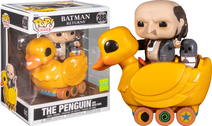 Funko Pop! Rides - Batman Returns - Penguin with Duck Ride #288 (2022 Summer Convention Exclusive) - Real Pop Mania
