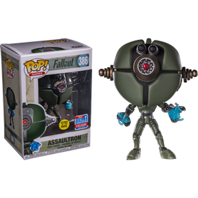 Funko Pop! Fallout - Assaultron Glow in the Dark #386 (2018 Fall Convention Exclusive)