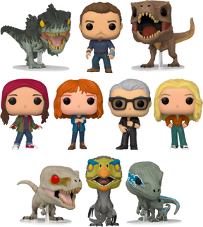 Funko Pop! Jurassic World: Dominion - That Is One Big Pile Of Pop - Bundle (Set of 10) - Real Pop Mania